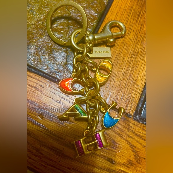 Rainbow Coach Key ring/key chain - Picture 1 of 1